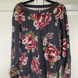 Free People Oversized Crewneck Sweater